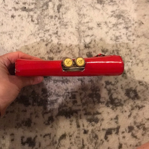 Fire engine red wallet - Picture 2 of 5